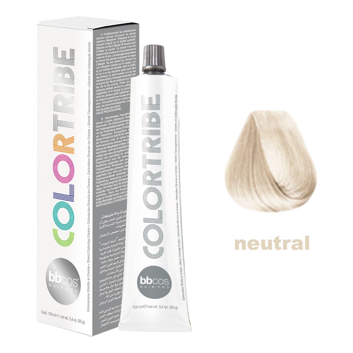 BBCOS - Bbcos Tintura de Fantasía ColorTribe Neutral 100ml.