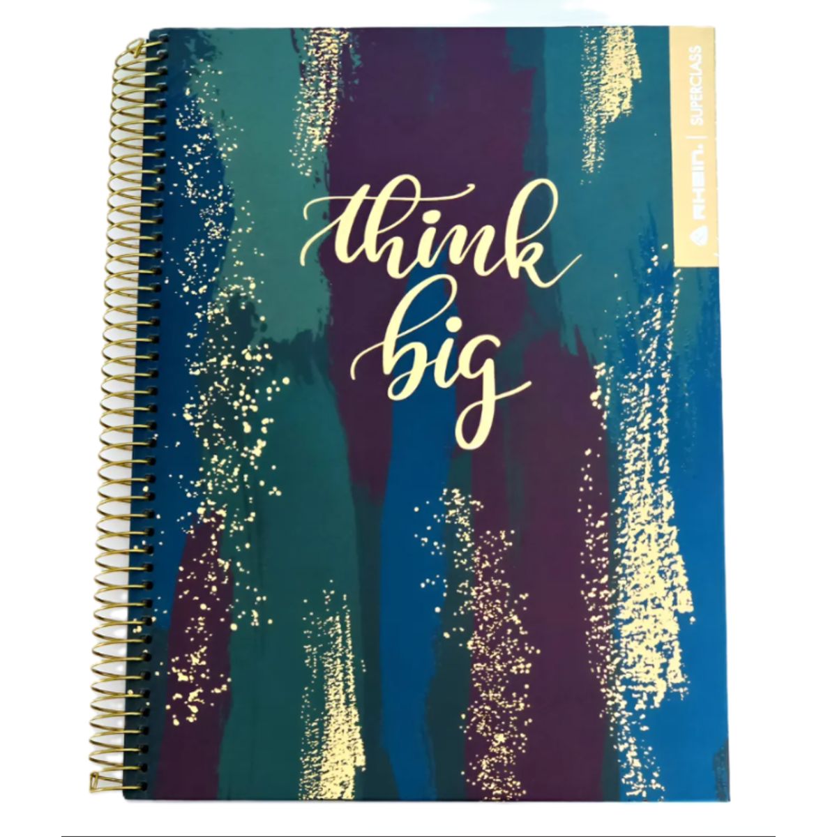 RHEIN - Pack 5 Cuadernos Gold Style Rhein Carta 150 Hojas Tapa Dura