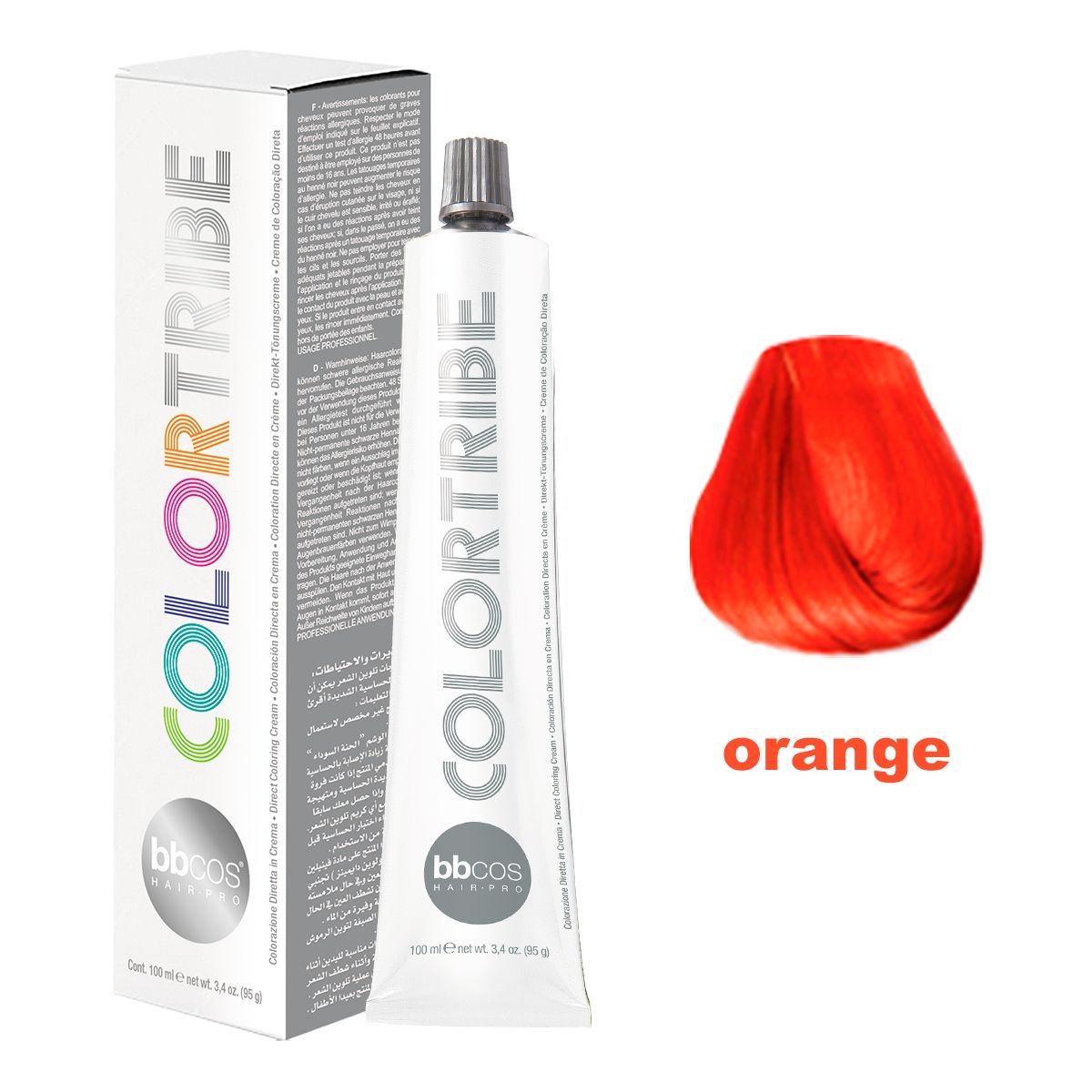 BBCOS - Bbcos Tintura de Fantasía ColorTribe Orange 100ml.