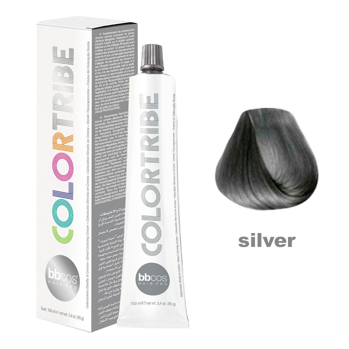 BBCOS - Bbcos Tintura de Fantasía ColorTribe Silver 100ml.