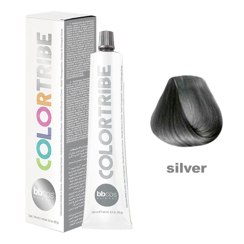 BBCOS - Bbcos Tintura de Fantasía ColorTribe Silver 100ml.
