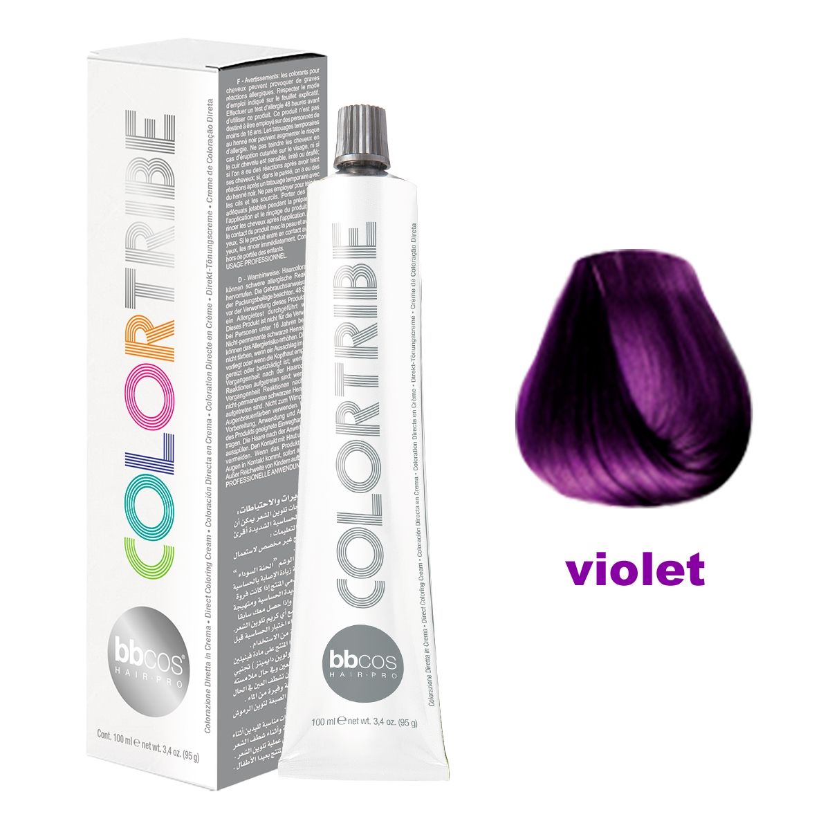 BBCOS - Bbcos Tintura de Fantasía ColorTribe Violet 100ml.