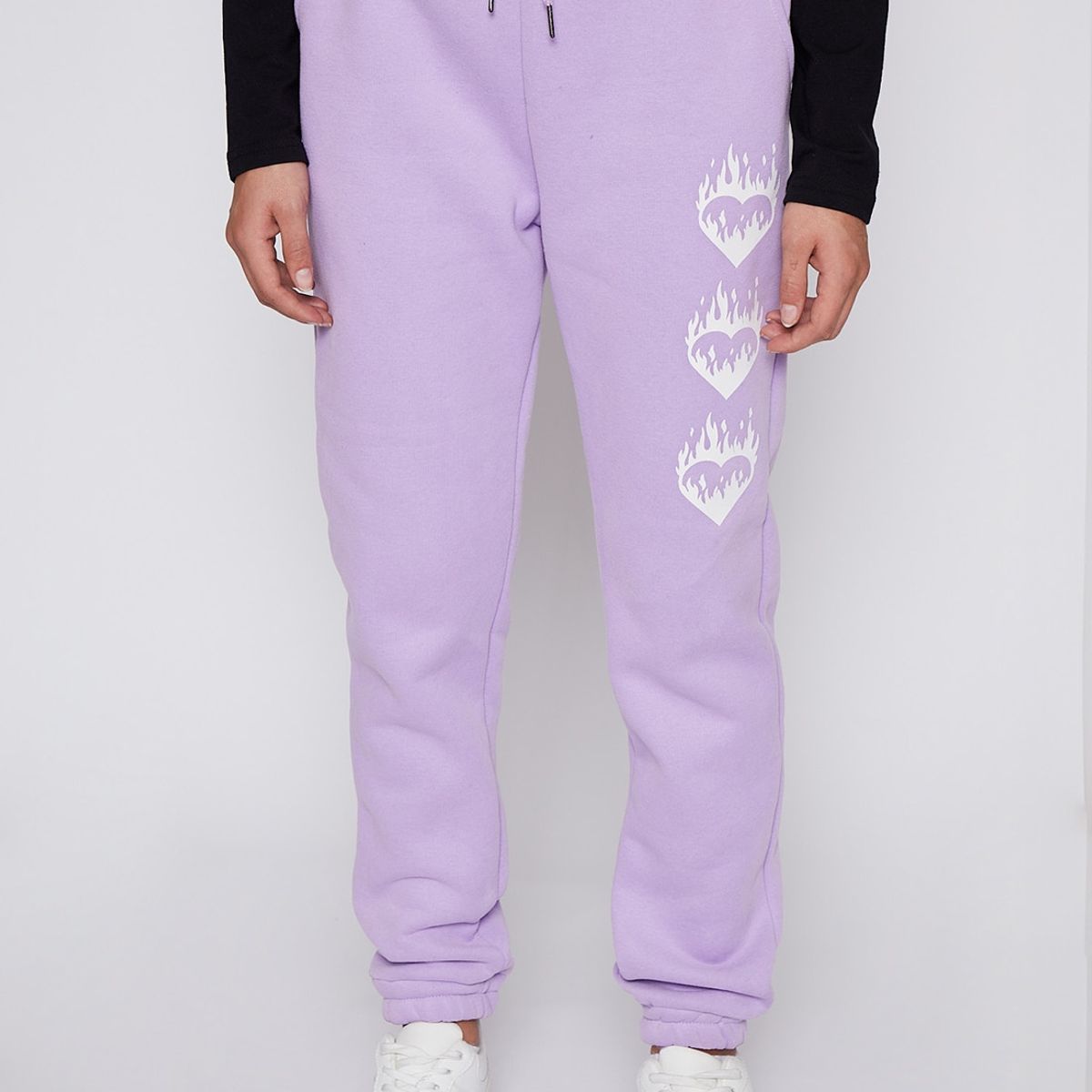 FAMILY SHOP - Pantalón Buzo Lola Lila Jogger Corazones Family Shop