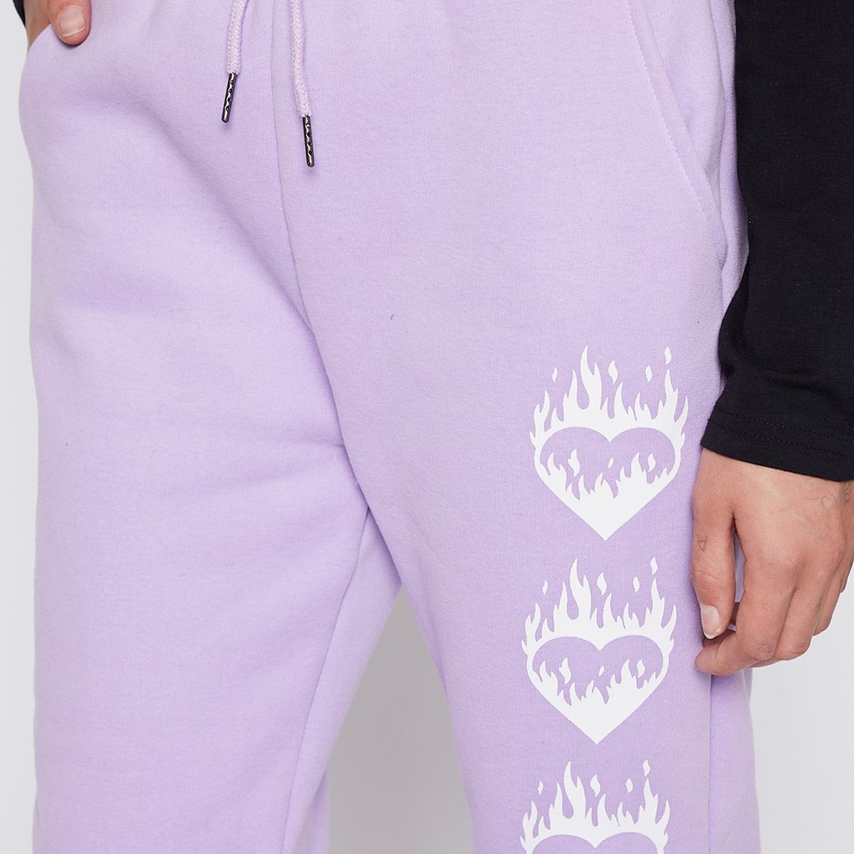 FAMILY SHOP - Pantalón Buzo Lola Lila Jogger Corazones Family Shop