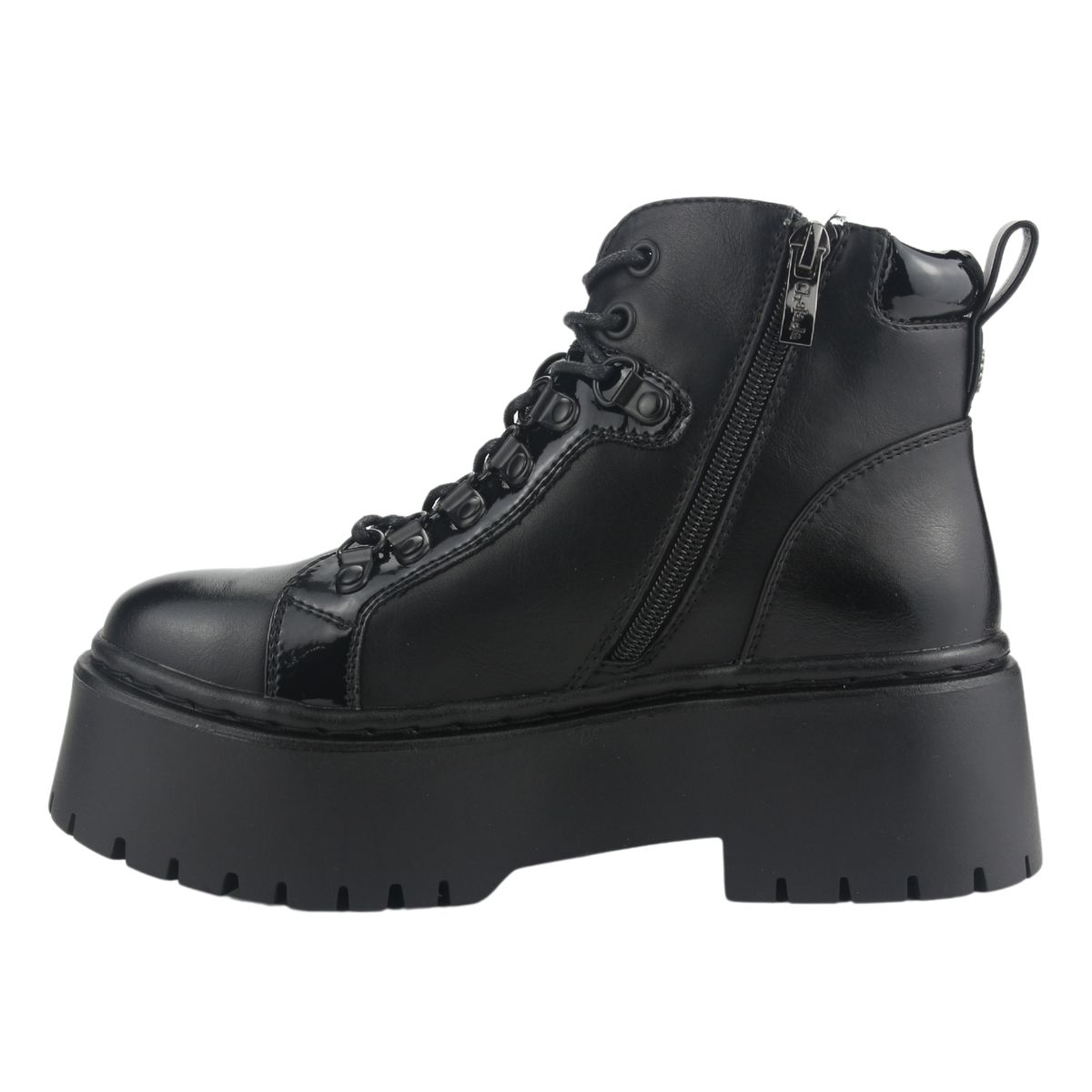 CHALADA - Botin Mujer Negro Plataforma Chalada Rust-21