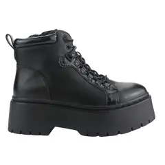 CHALADA - Botin Mujer Negro Plataforma Rust-21