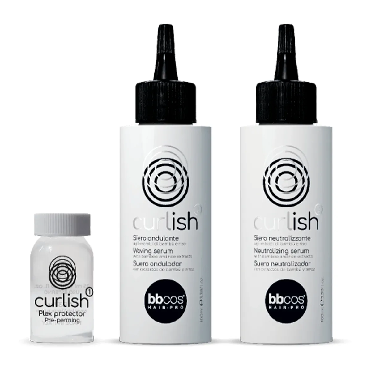 BBCOS - Bbcos Curlish Tratamiento Permanente De Rulos 3 Pasos