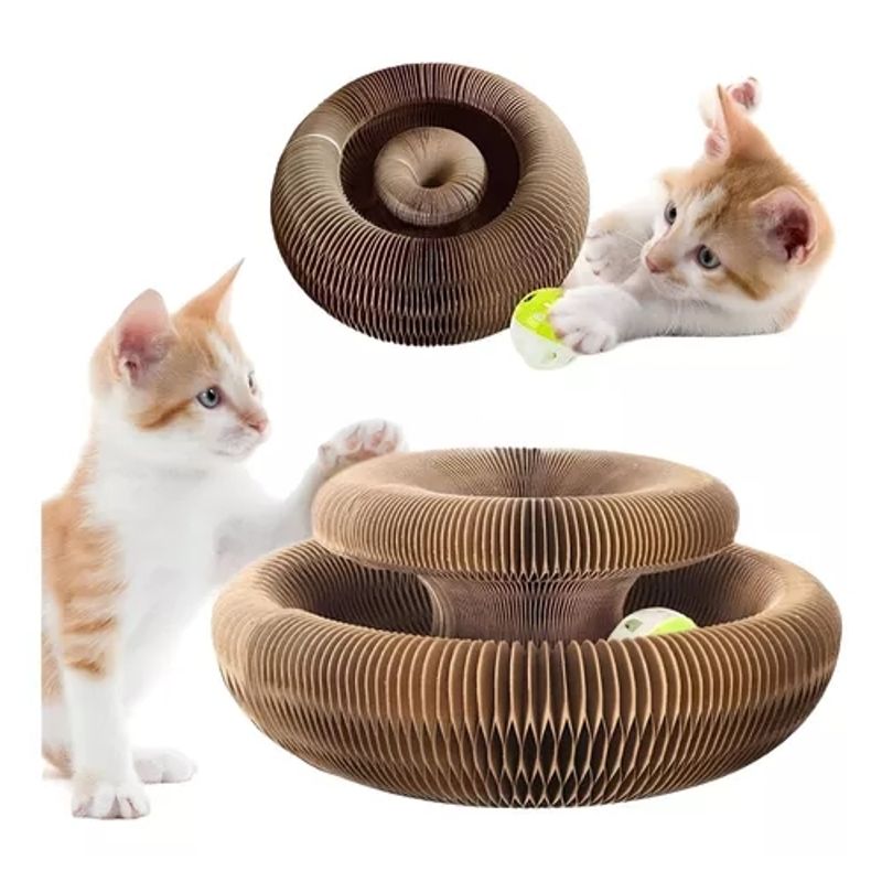GENERICO - Rascador Gatos Juguete Rascador Acordeon Rascadores Gato