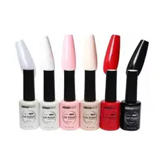 CHERIMOYA - Pack De 6 Colores Esmaltes Permanentes 8 Ml Basicos