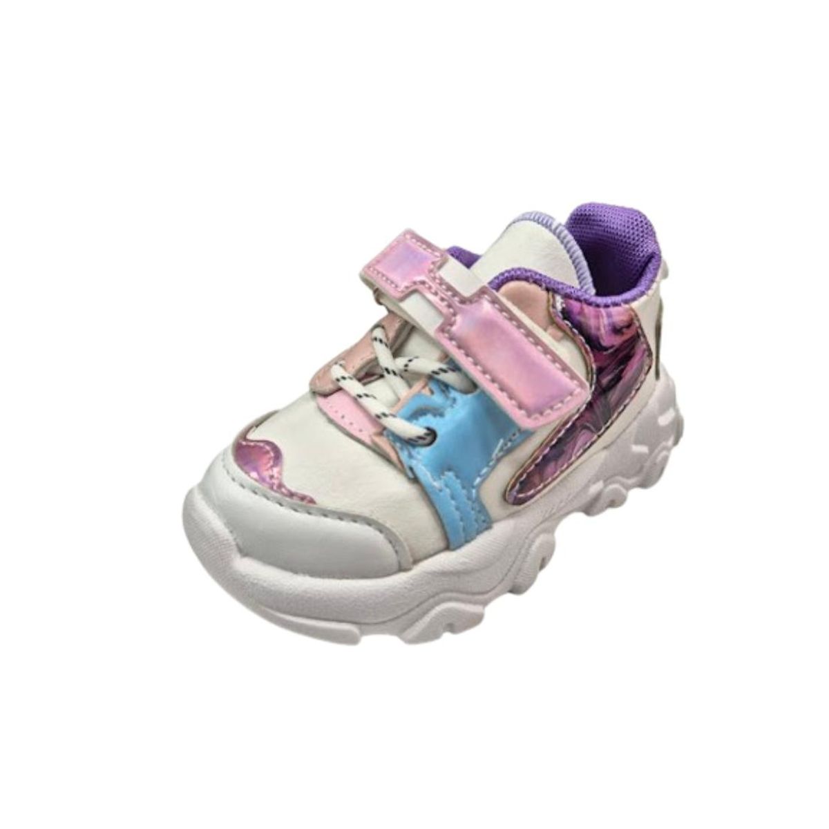 VINNYS OUTLET - Zapatilla Deportiva Niña Blanco Velcro