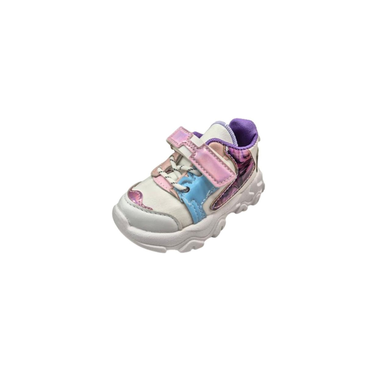 VINNYS OUTLET - Zapatilla Deportiva Niña Blanco Velcro