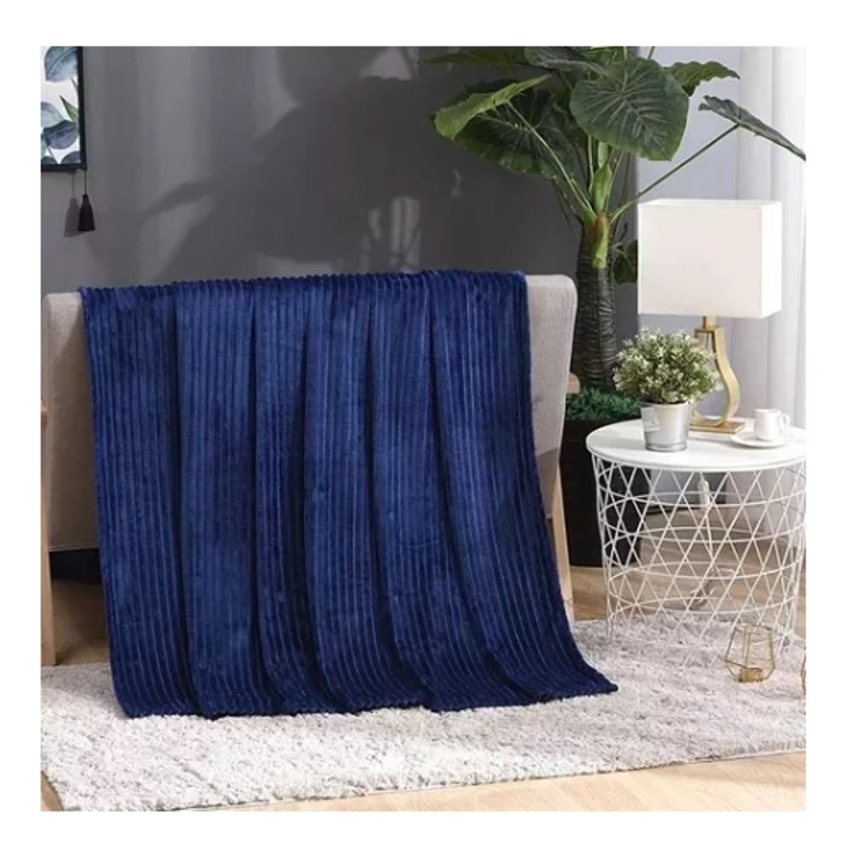 GENERICO - Frazada Manta Suave Dos Plazas Térmica Invierno Unicolor