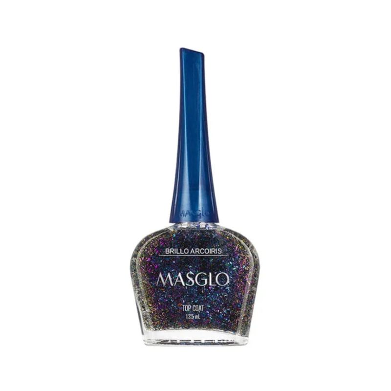 MASGLO - Esmalte Tradicional Brillo Arcoiris 13.5 ml. Masglo