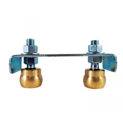 GENERICO - PIVOTE GUIA PORTON 35MM DOBLE BRONCE DUCASSE-MIMBRAL