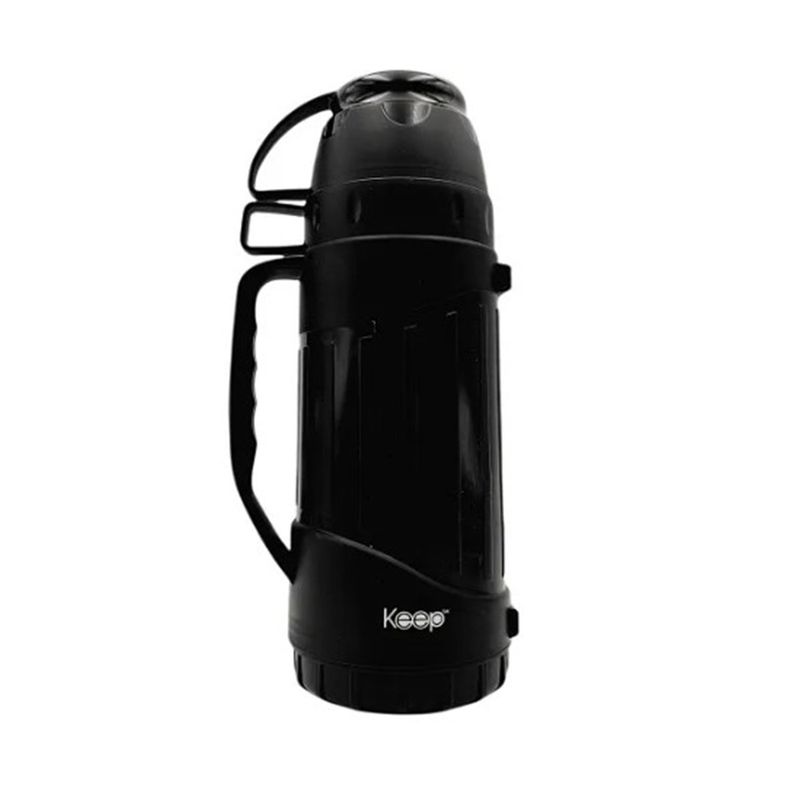 KEEP - Termo para agua 1.8 litros negro Outdoor Keep Mimbral