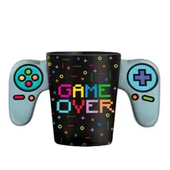 GENERICO - Taza Mug Ceramica Gamer Game Over Control Joystick
