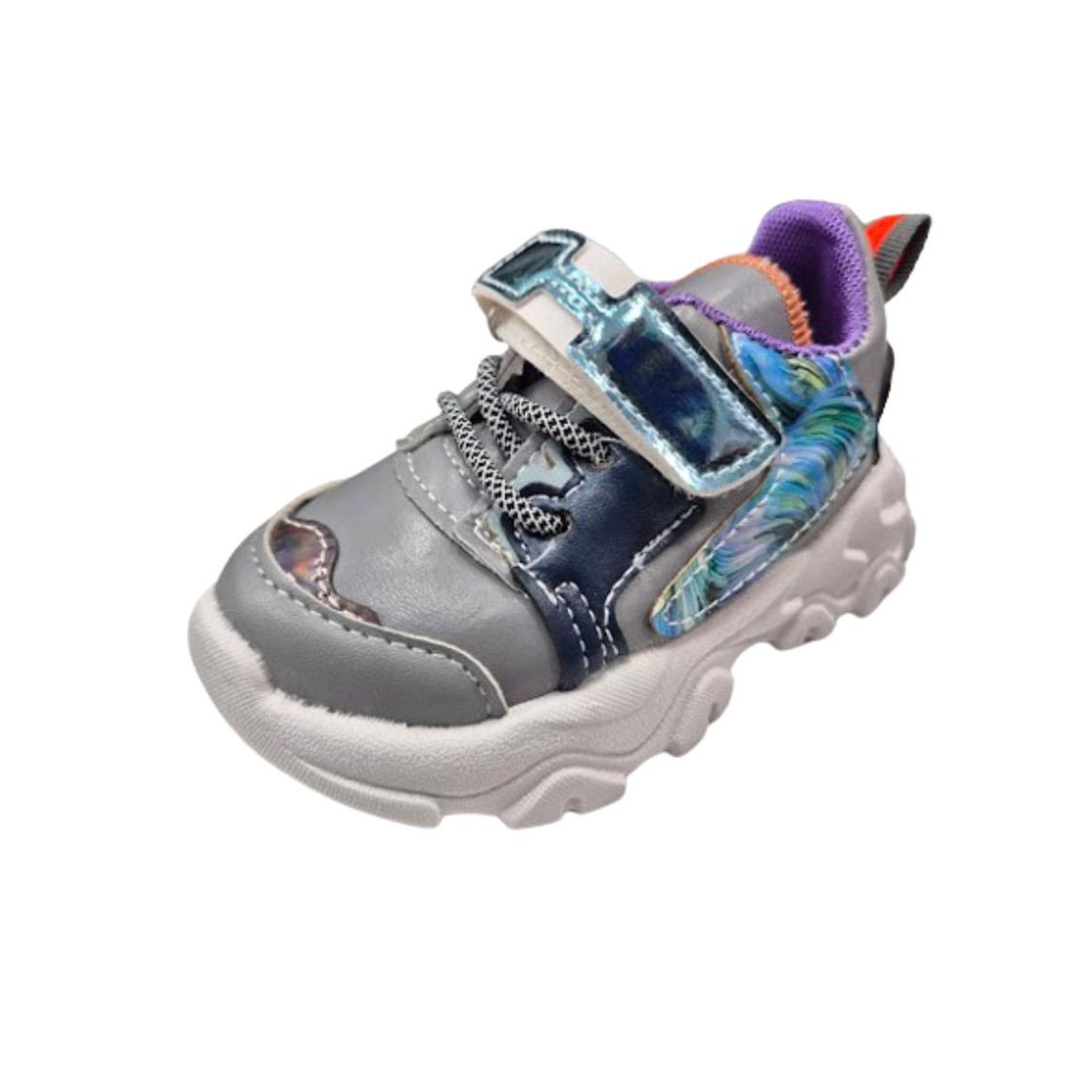 VINNYS OUTLET - Zapatilla Urbana Niña Velcro Morado