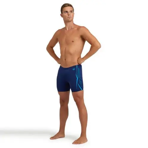 ARENA - Traje baño midjammer Feather Azul