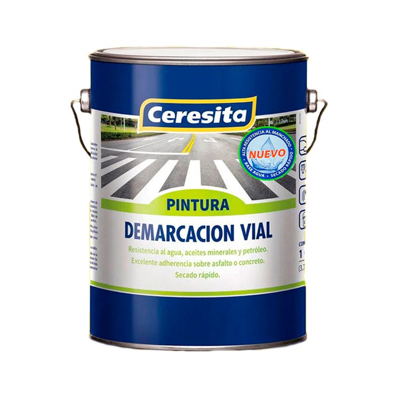 CERESITA - Rodillo termofusionado+Pintura demarcación vial Ceresita