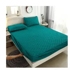 GENERICO - Cubrecolchon Impermeable 2 Plaza turquesa