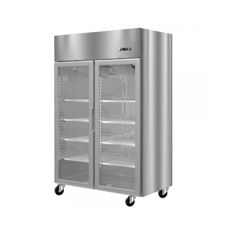 BOZZO Refrigerador Industria 2 Puertas de Vidrio