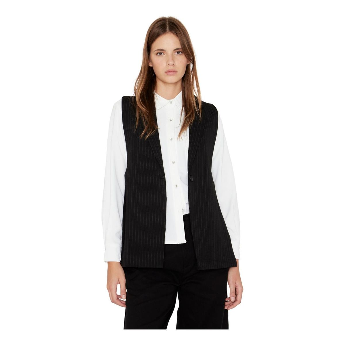 JACINTA TIENDA - Blazer Owen rayas negro Jacinta Tienda