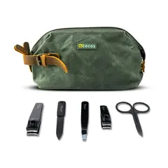 MYCOCOS - Travel Bag Neceser Cuero Bolso De Viaje + Kit Regalo