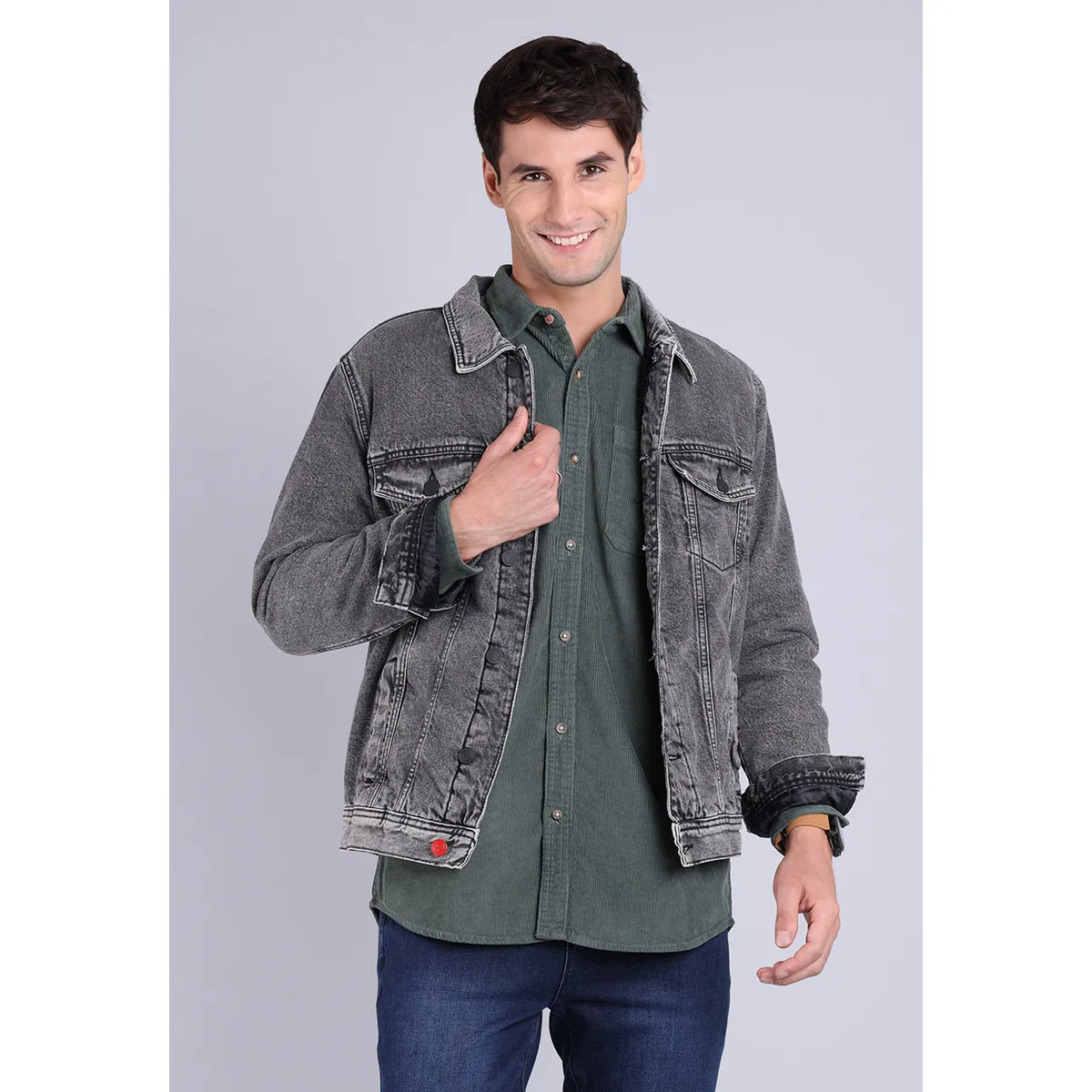 SOVIET - Chaqueta Denim con Sherpa Hombre Soviet SOVIET