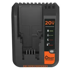 BLACK+DECKER - Cargador rápido baterías 20V BDCAC202B-B2C