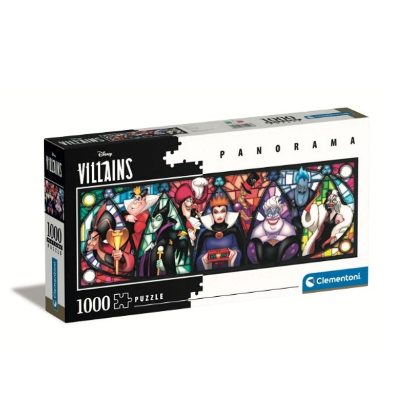 CLEMENTONI - Puzzle 1000 piezas Panorama Villanos Disney