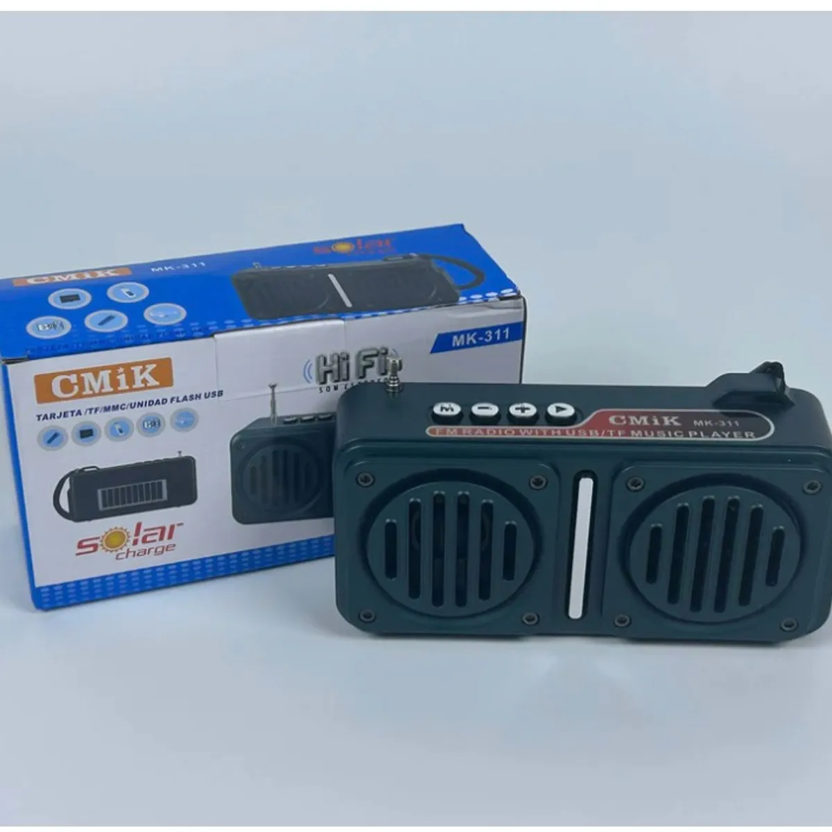 GENERICO - Radio Portatil Recargable Am Fm Mp3 Bluetooth mk311