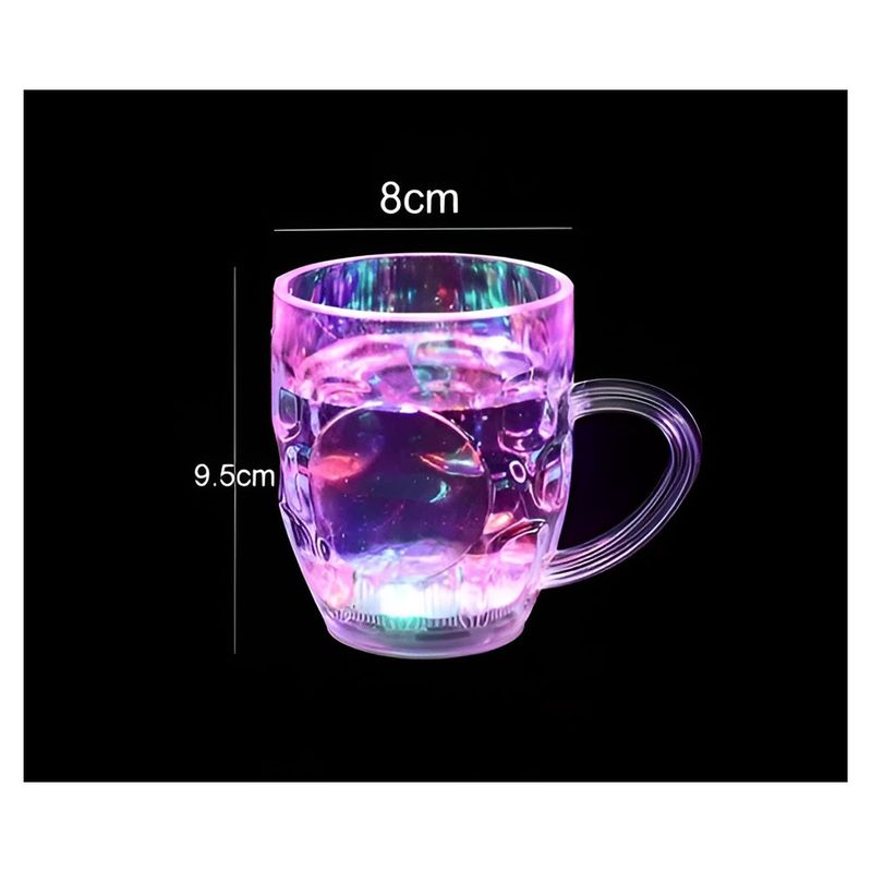 GENERICO - Vaso Luminosos Led Decoracion Fiesta Cotillon Fiesta 250cc