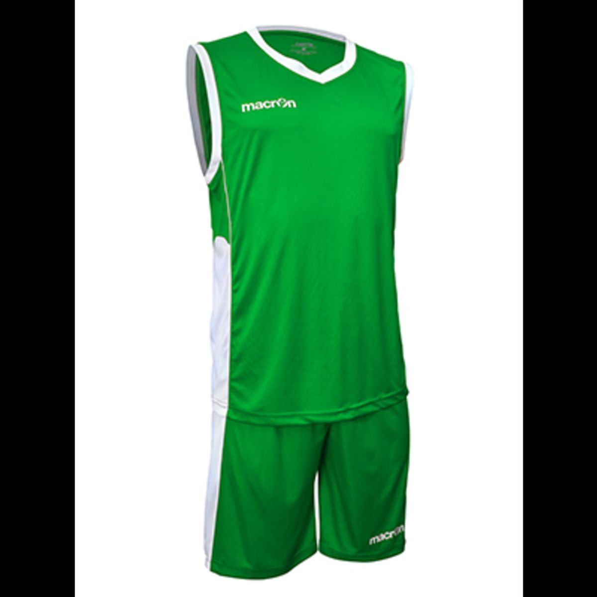 MACRON - Uniforme de Básquetbol Macron Turin Blanco-Negro