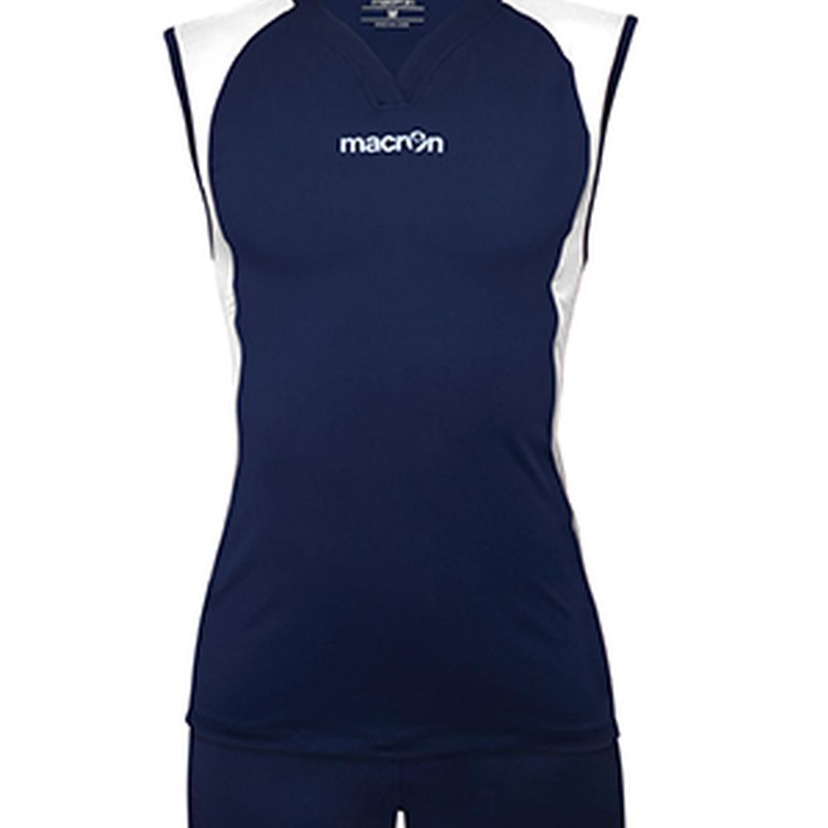 MACRON - Uniforme de Voleibol Macron Florencia Azul Marino - Blanco