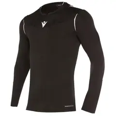 MACRON - Camiseta Arbitro Eklind Manga Larga Negro