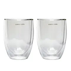 SIMPLE COOK - Set 2 tazas latte
