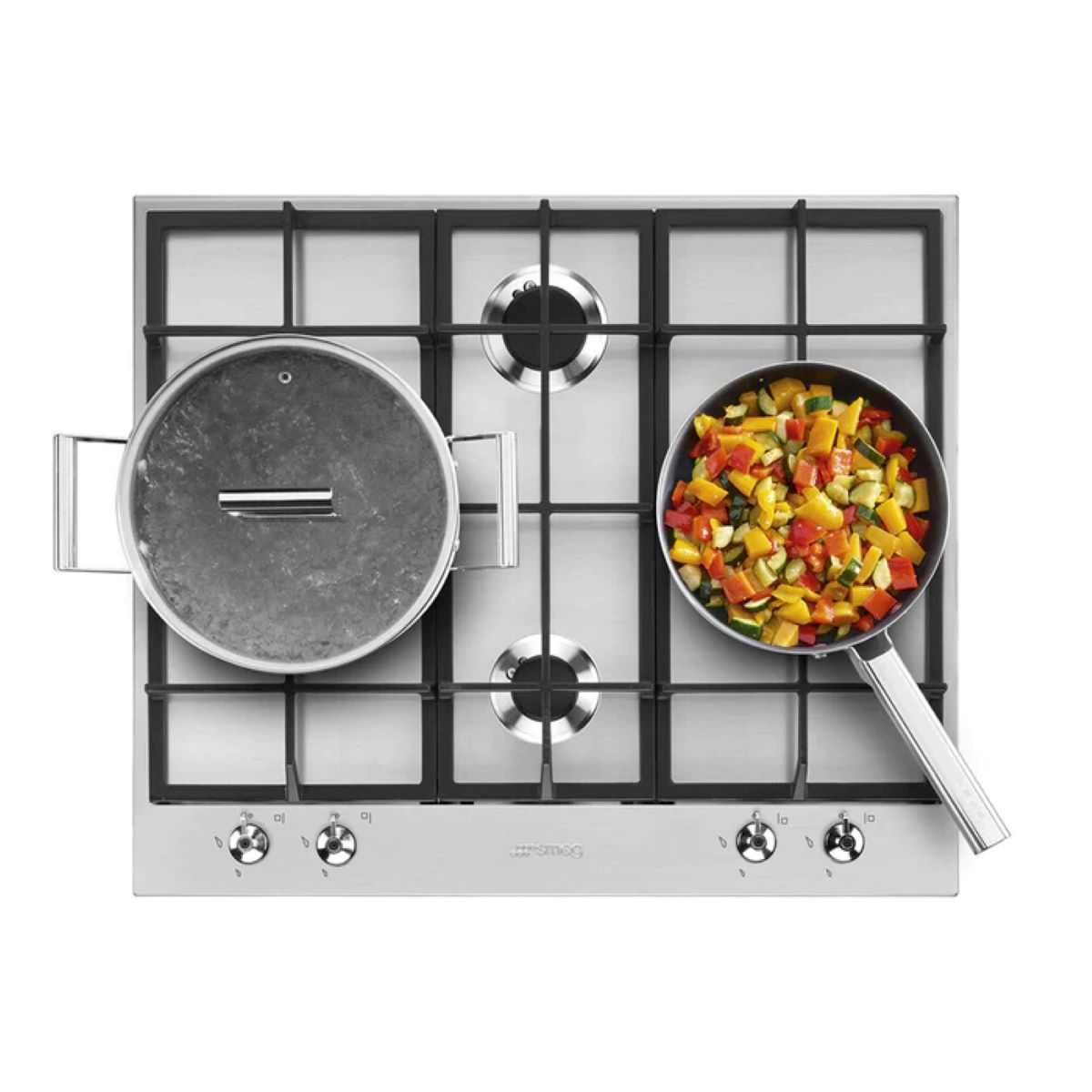 SMEG - Encimera Smeg Gas Clasica 60 modelo PX364L