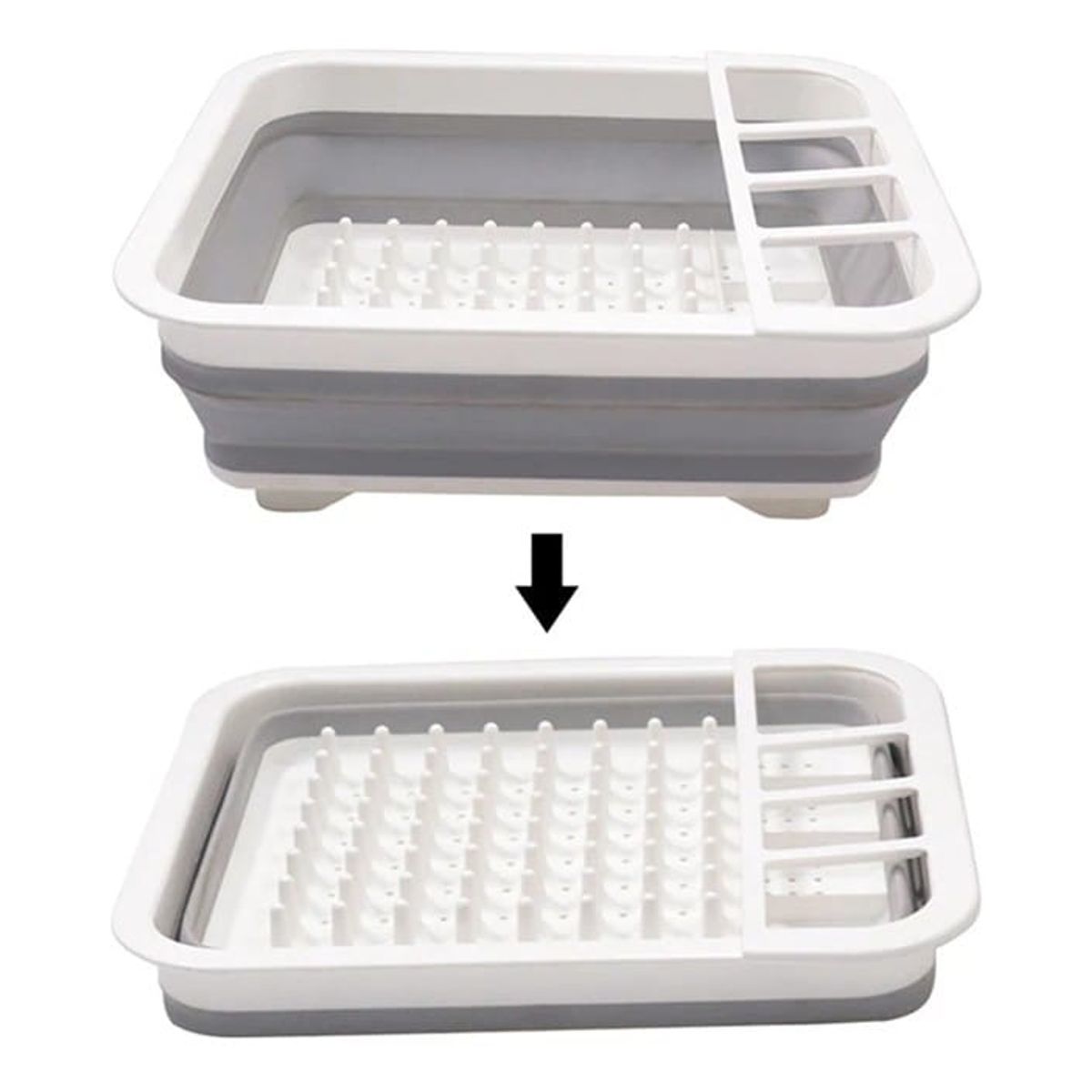 GENERICO - Escurridor Plegable Multiusos Cocina Organizador Silicona