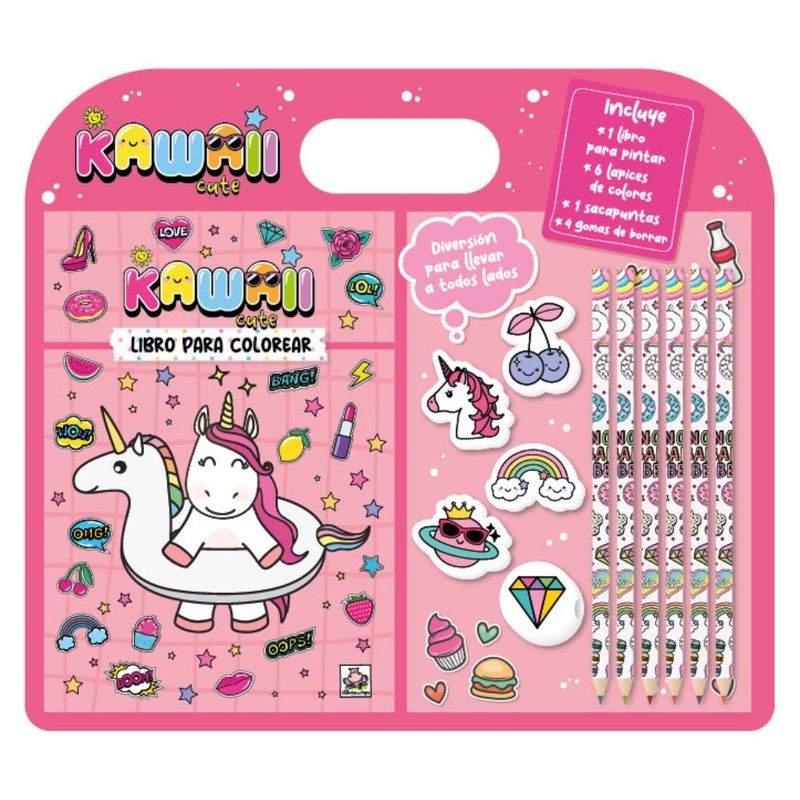 BETINA - Libro DIVIERTETE PINTANDO - KAWAII CUTE