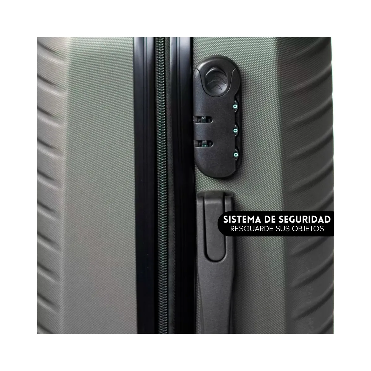 GENERICO - Set 3 Maletas Viaje 10 23 30 Kg Equipaje Rueda Cabina Avión