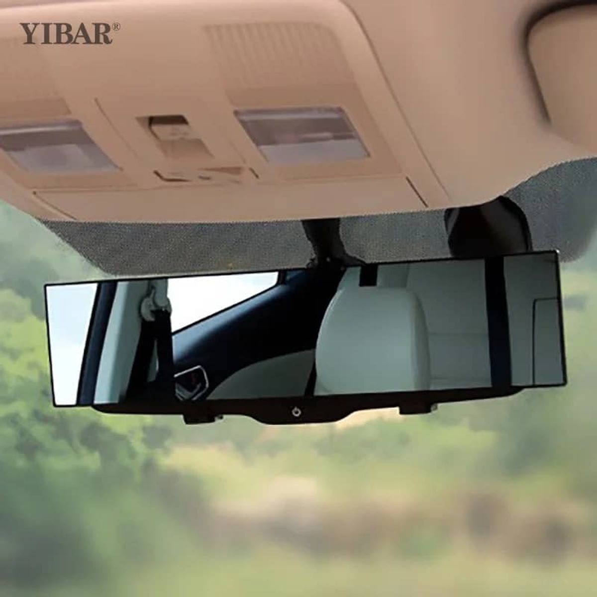 GENERICO - Espejo retrovisor universal convexo para Interior de autos