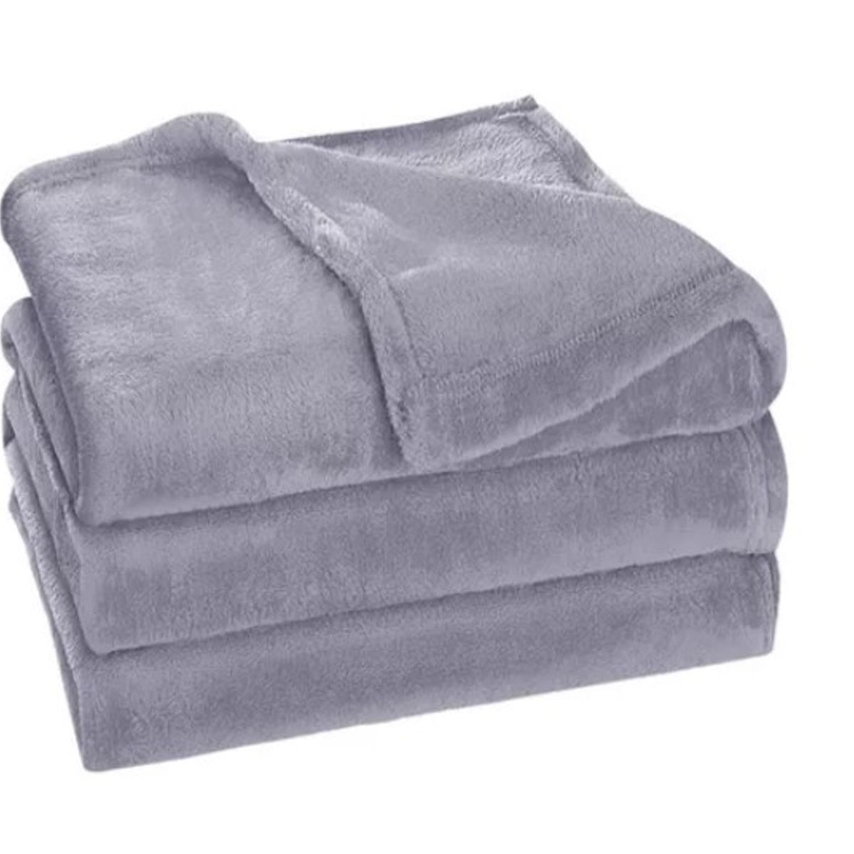 GENERICO - Frazada Polar Extra Grande Polar Suave 200230cm Invierno Gris