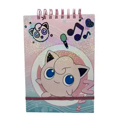 GENERICO - Croquera A5 80 Hojas Lisas Blancas Diseño de Jigglypuff