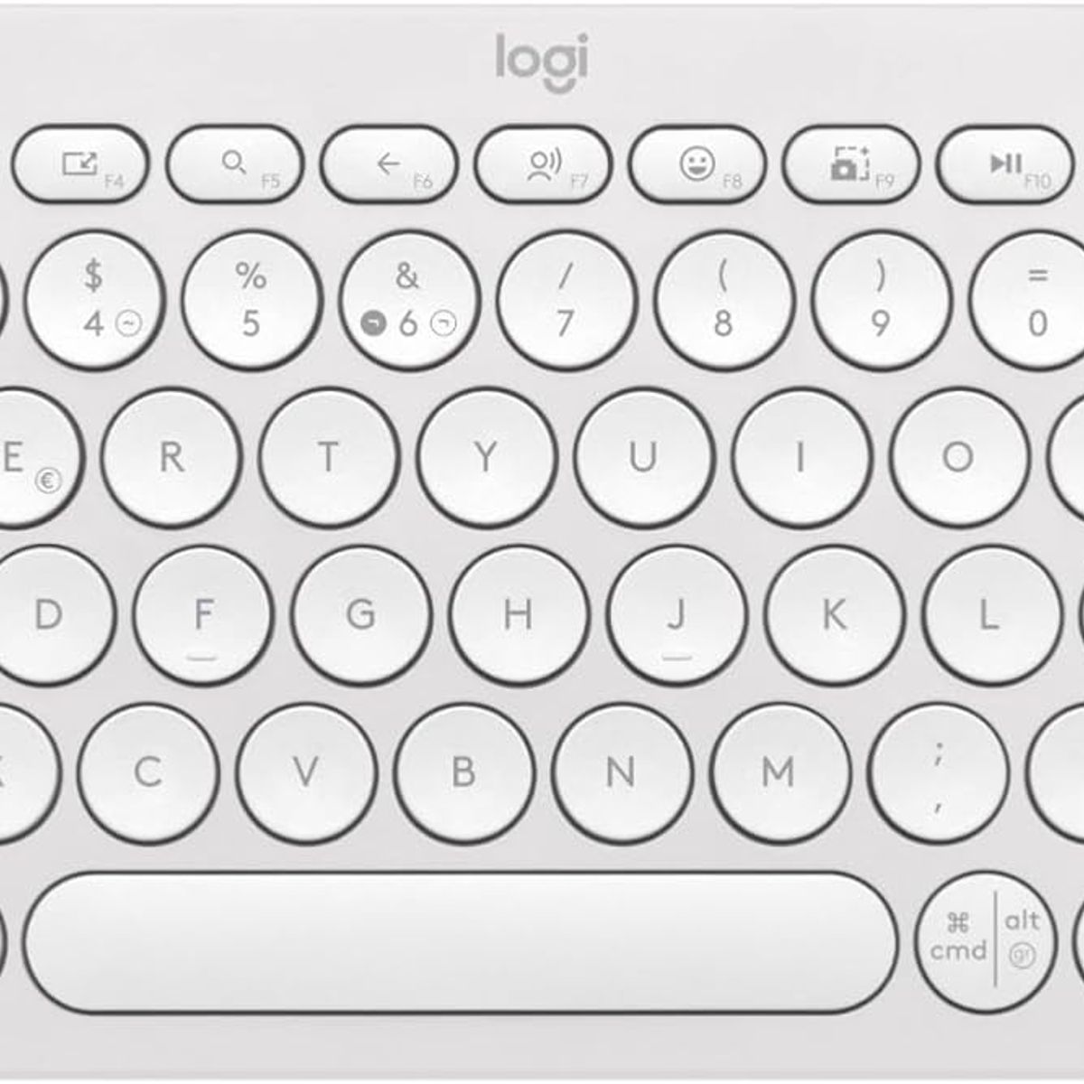 LOGITECH - Logitech Pebble Keys 2 K380s Bluetooth BLANCO