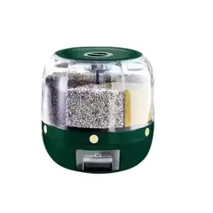 GENERICO - Dispensador Organizador De Granos Y Alimentos Giratorios