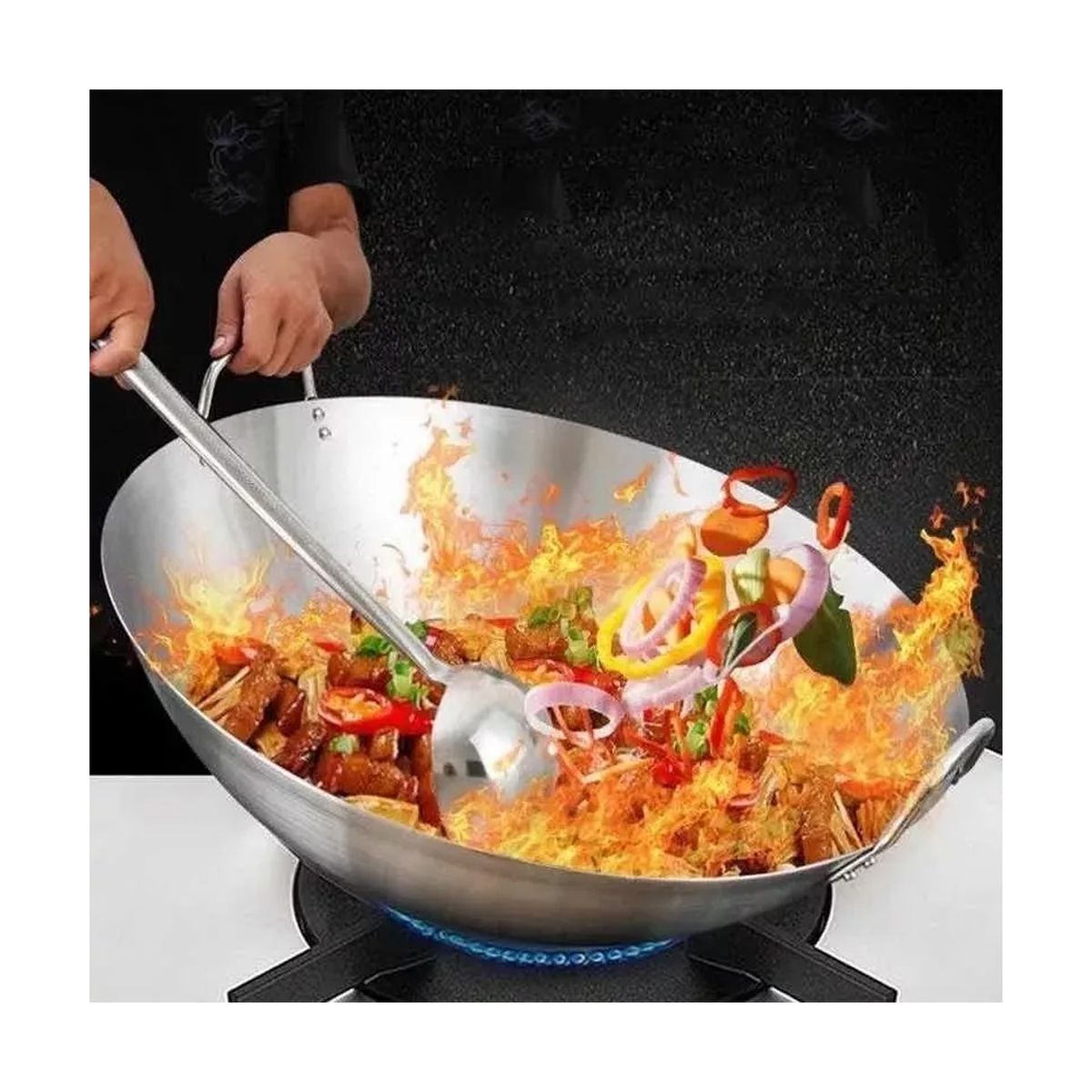 GENERICO - Disco Wok 50cm Acero Inoxidable