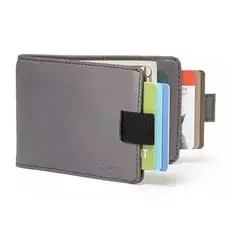 GENERICO - Cartera Antirrobo Para Hombre Billetera Clip Rfid Cuero