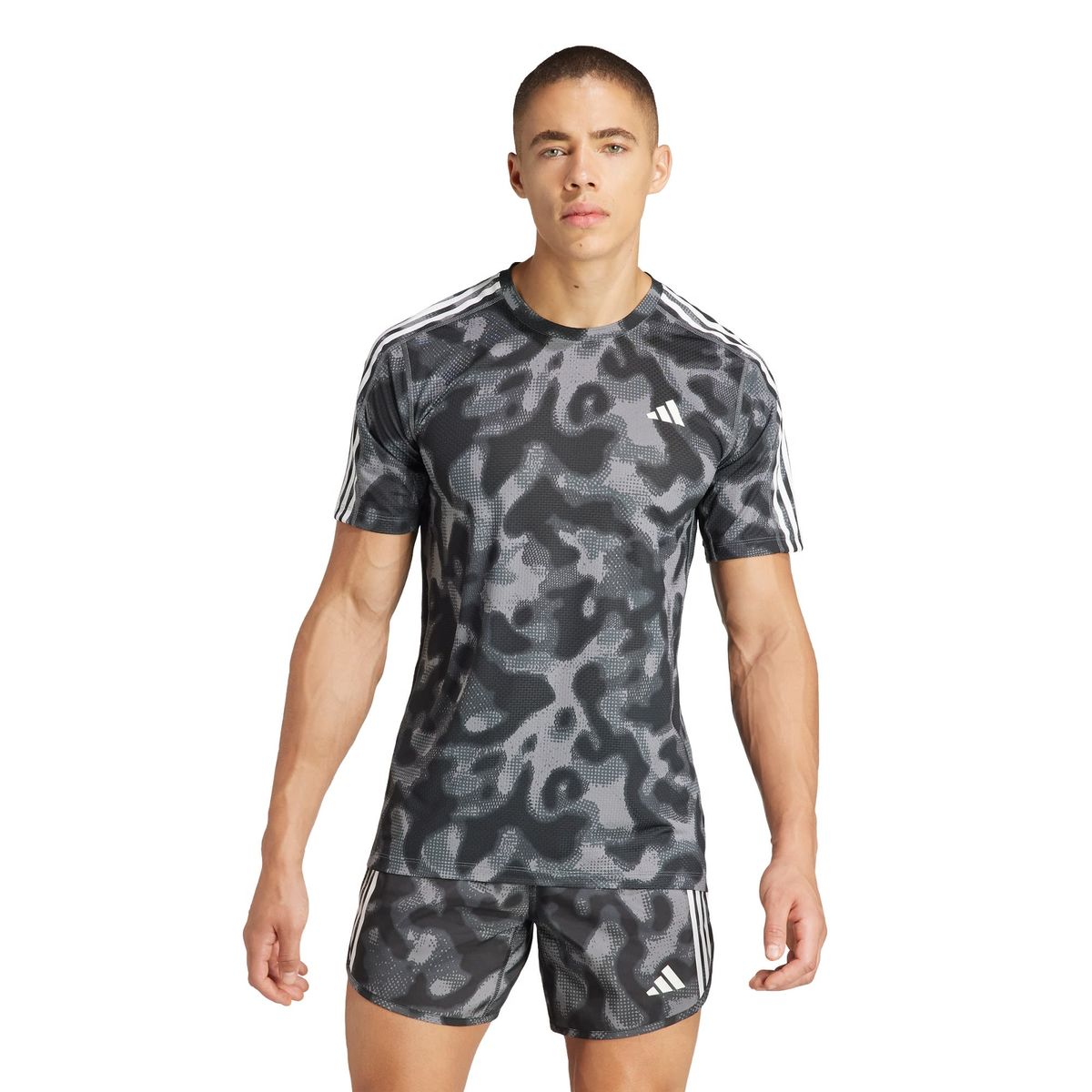 ADIDAS - Polera Own the Run 3 Tiras Estampada