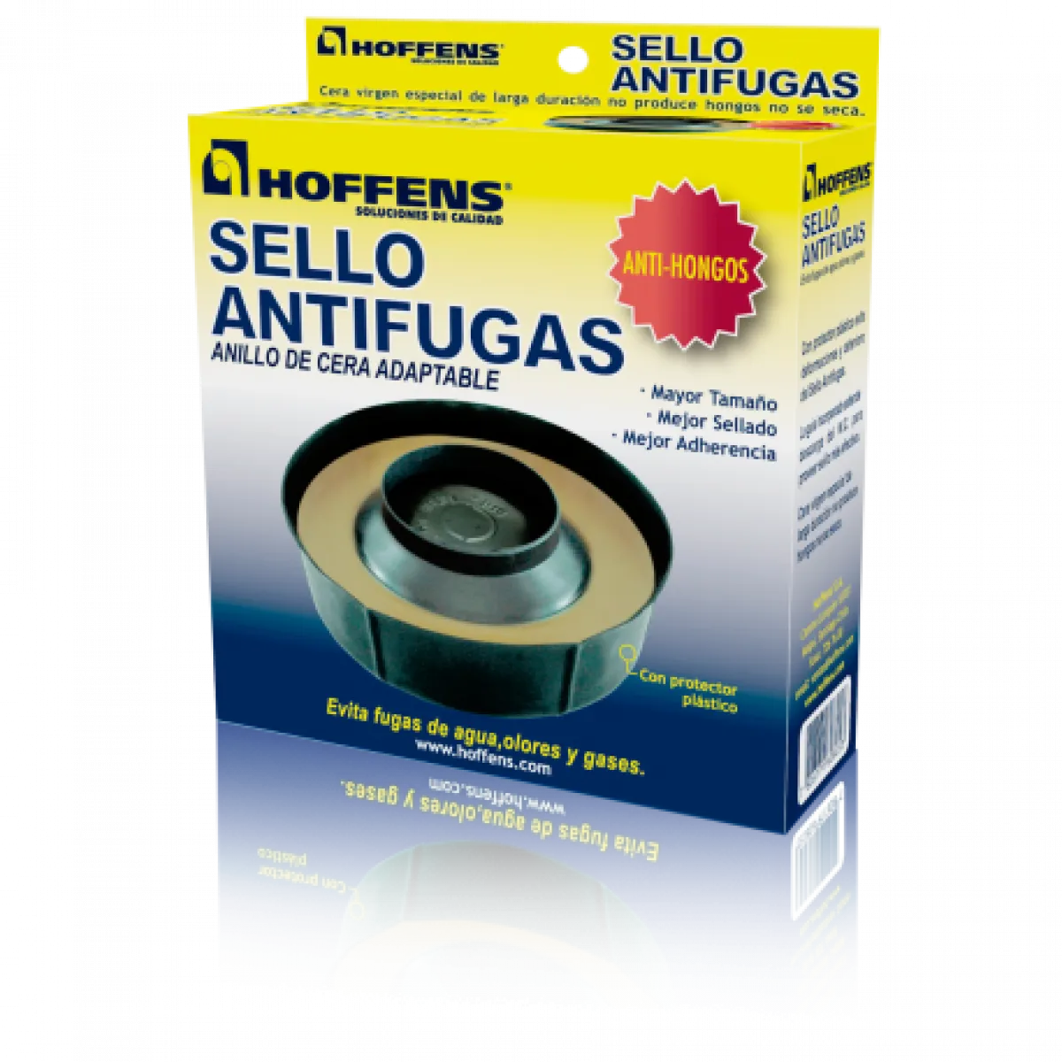 GENERICO - Sello cera antifuga wc con adapt Hoffens Mimbral