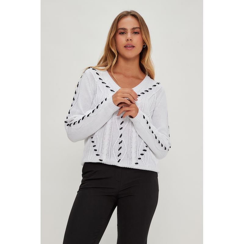 IO - Sweater Crudo Mujer Io
